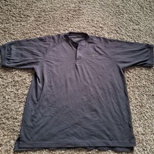 Cabelas Mens 1/4 Button T-Shirt Size "Large"